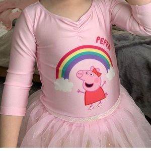 Peppa Pig Dance Dress with Tulle Skirt size 2-4